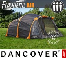 Campingzelt FlashTents® Air, 3 Personen, orange/dunkelgrau